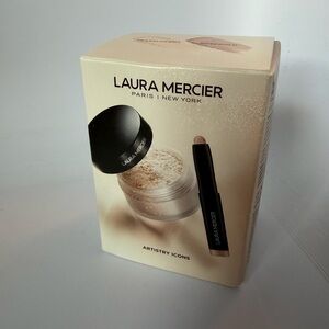 Laura Mercier Artistry Icons Setting Powder & Stick - Translucent and Rosegold